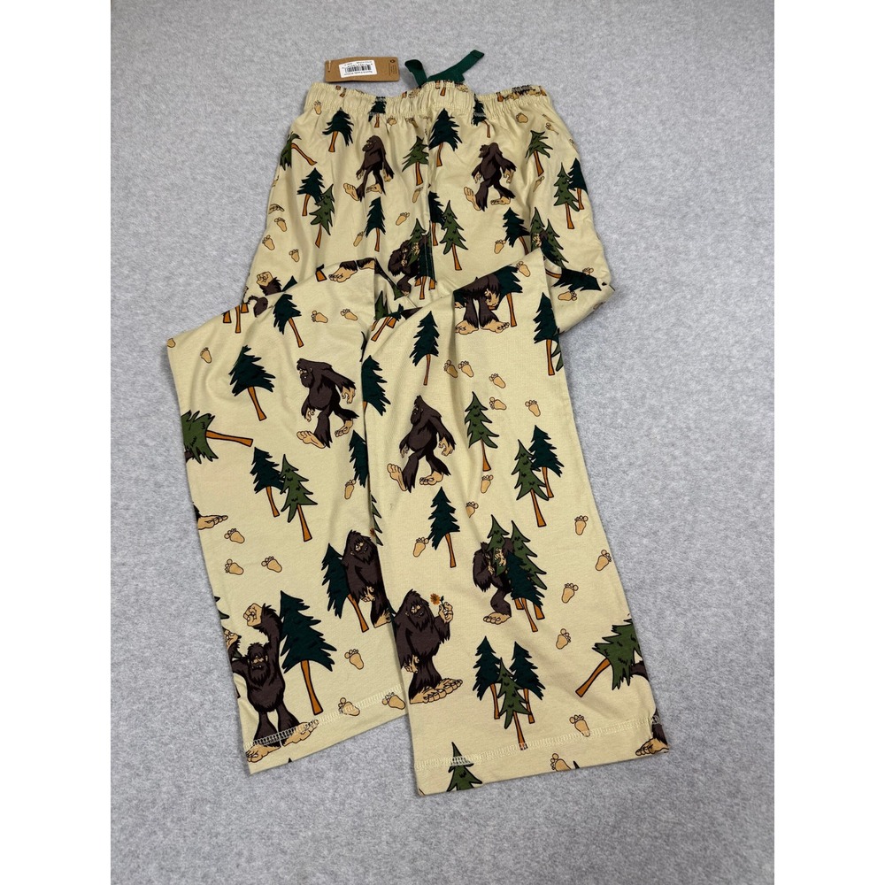 Lazy One Unisex Size S Squatch Family Pj Pants NWT - Picture 2 of 8